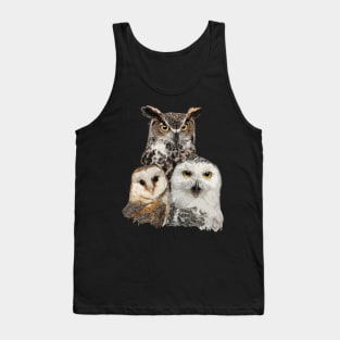 Owls and owl Tank Top